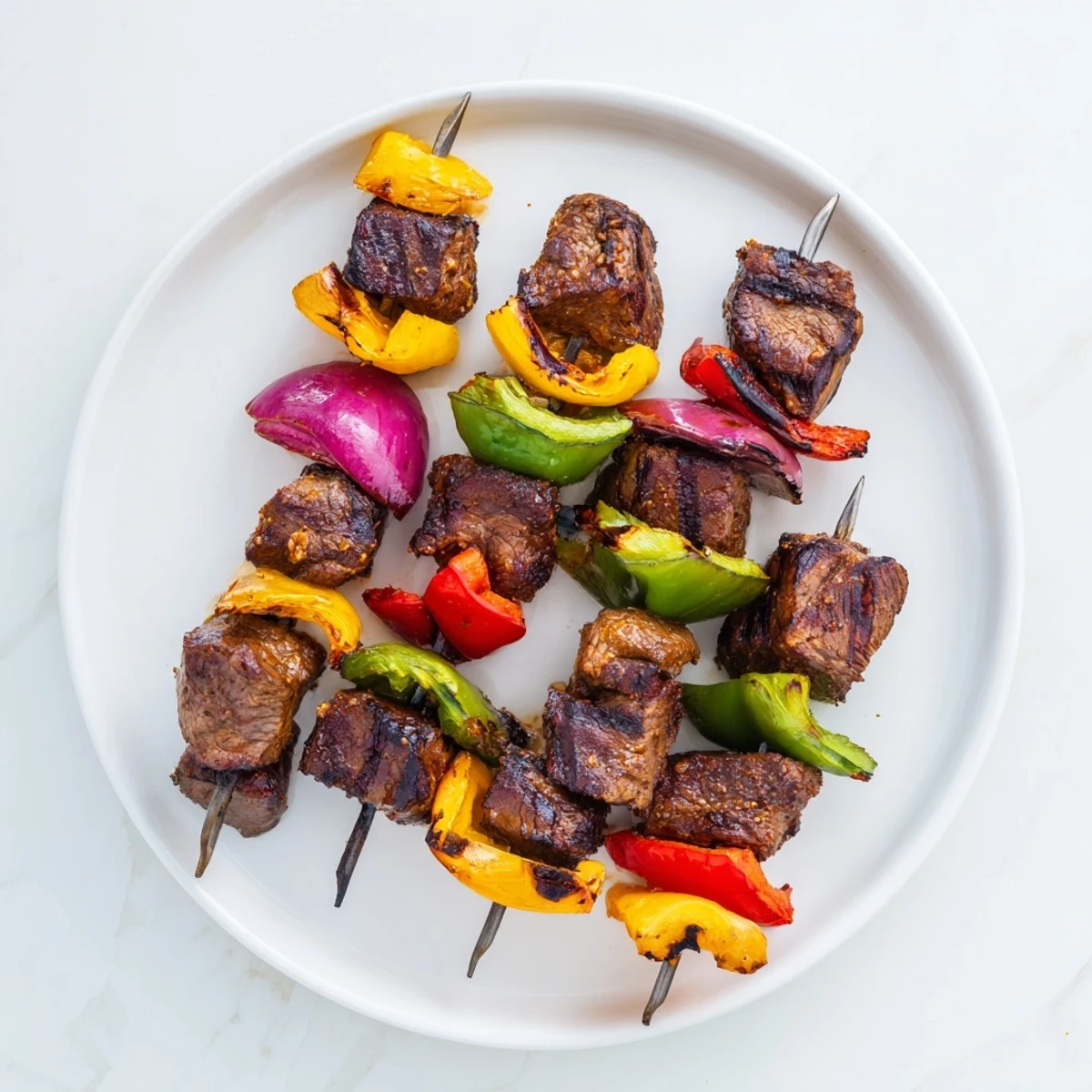 Beef Kebabs Bell Peppers