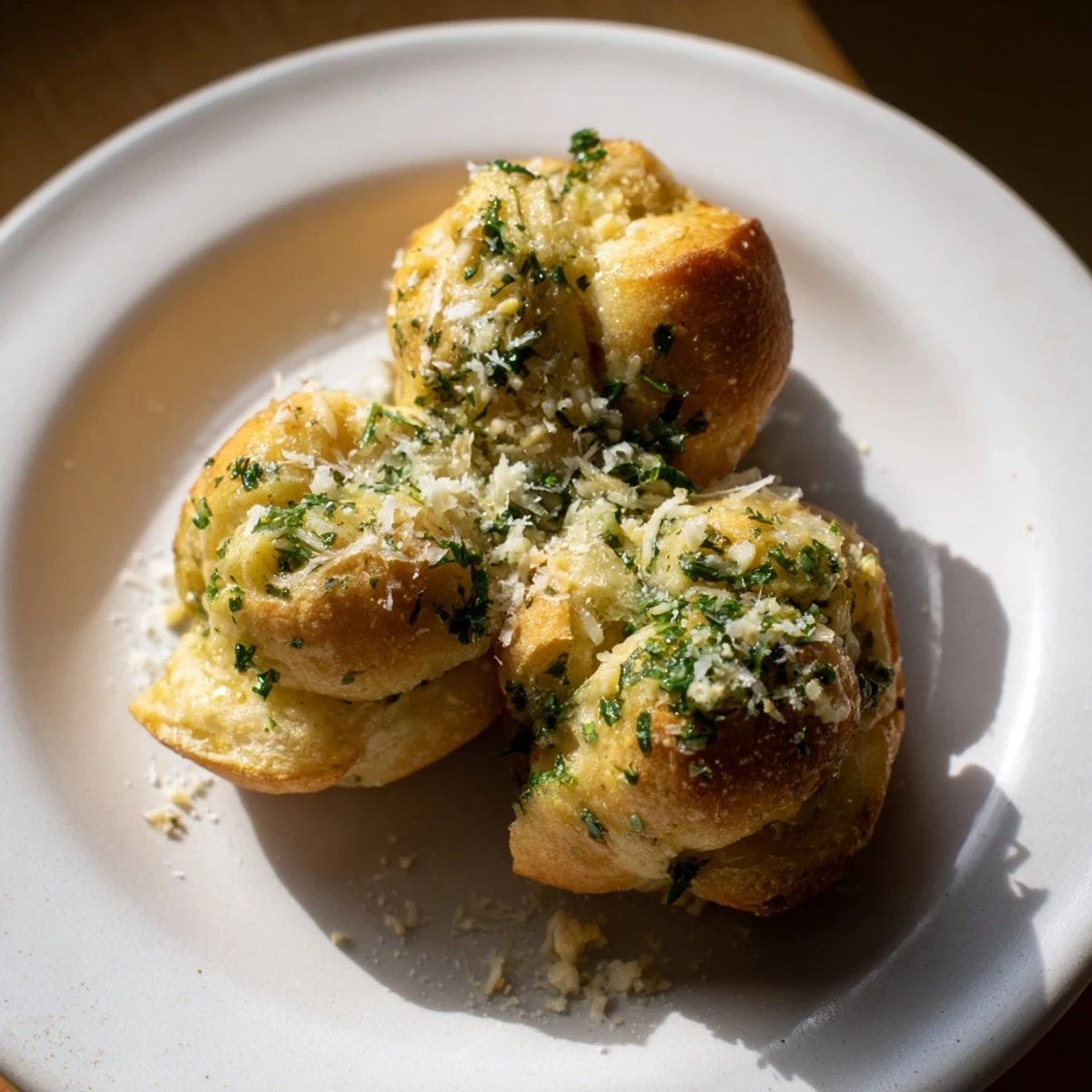 Garlic Parmesan Knots Delight