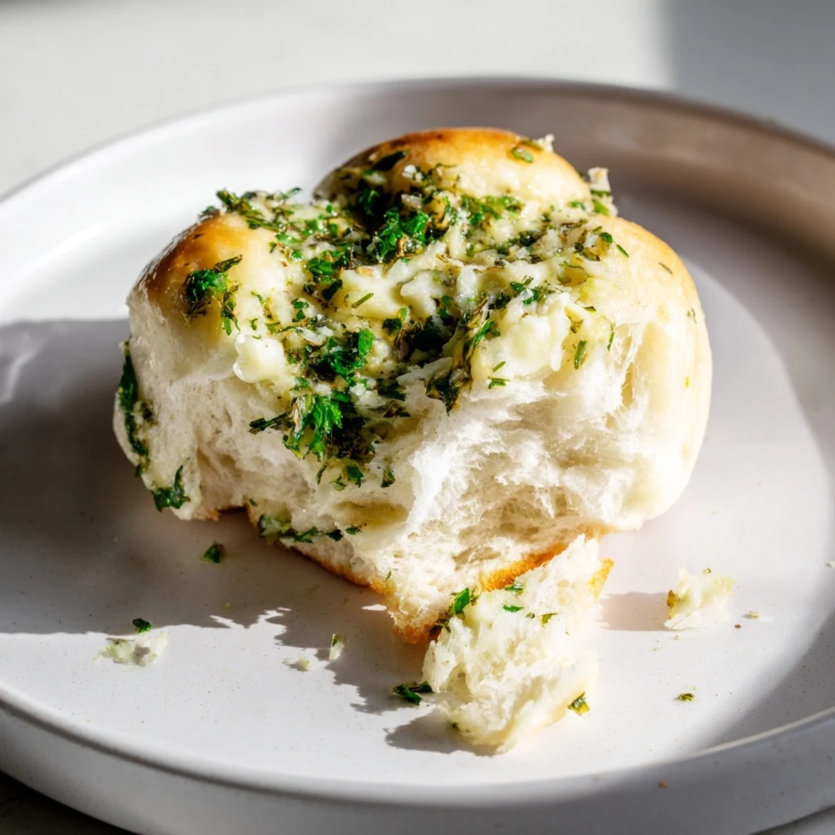 Warm, fluffy Garlic Herb Butter Dinner Rolls offer a heavenly aroma and delightful, savory taste.