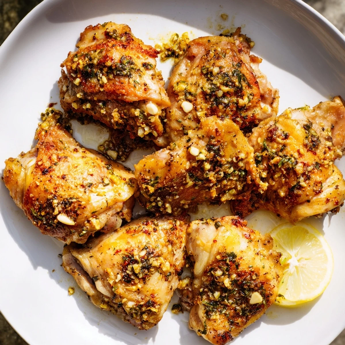 Garlic Chicken Thighs
