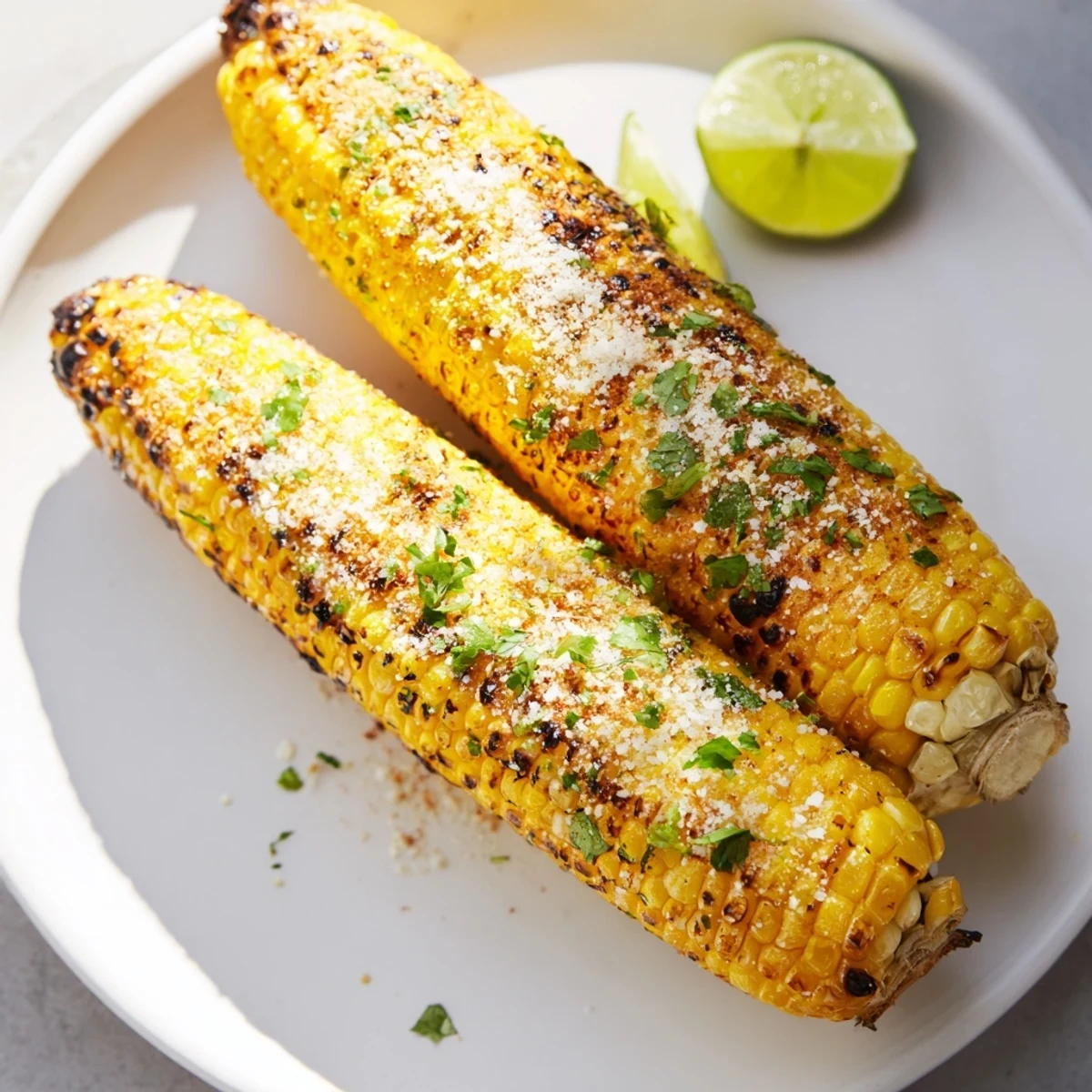 Enjoy the delicious, smoky flavor of this easy Roasted Corn on the Cob recipe.