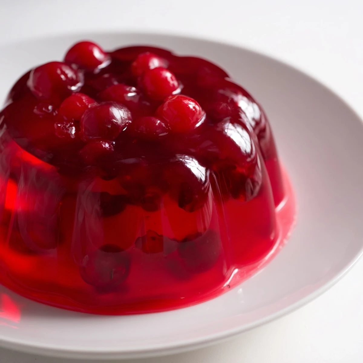 Enjoy a light and refreshing taste of Cranberry Jelly Mold, perfect for a delicious holiday treat.