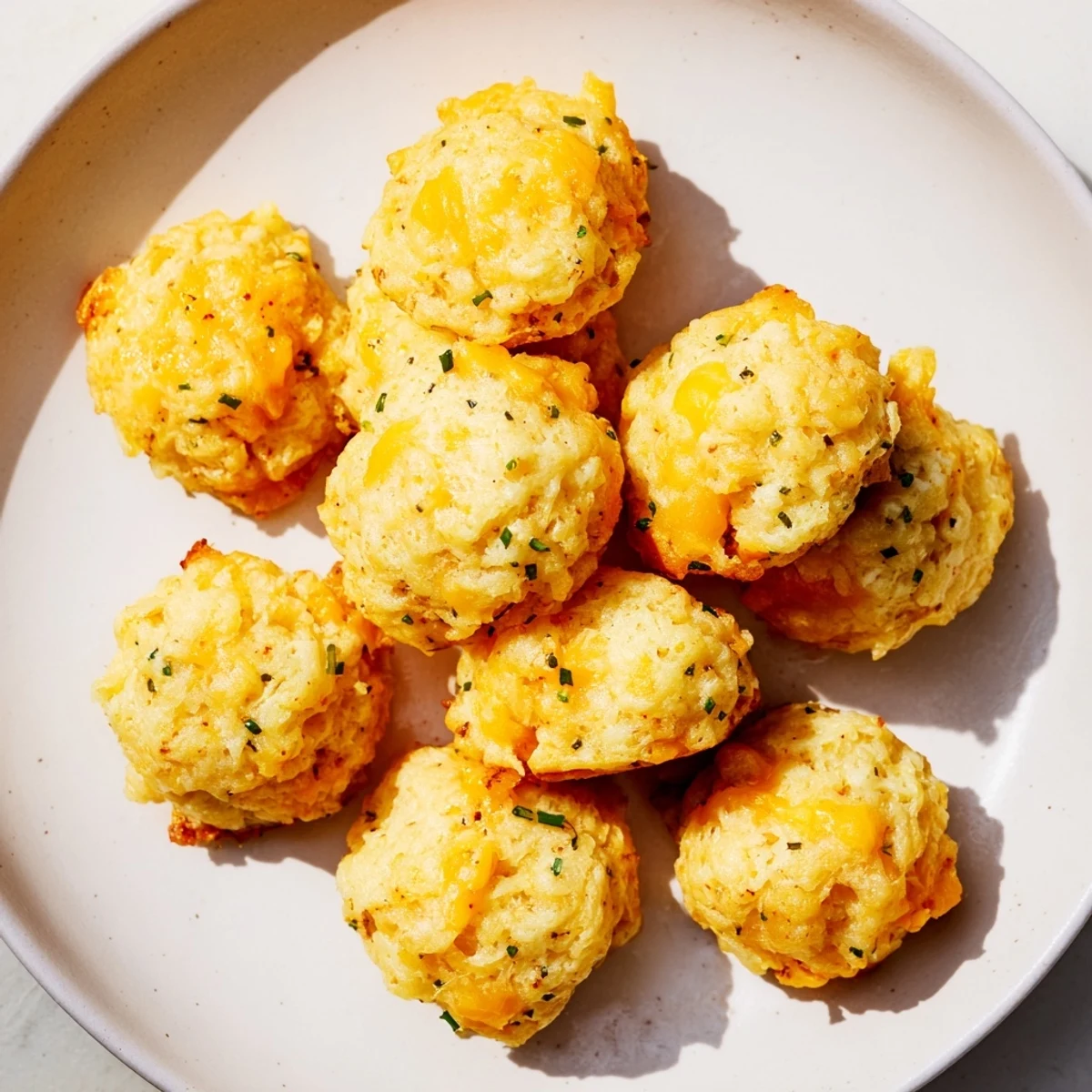 Close-up of golden Savory Snack Bites showing their texture, perfect appetizer option.