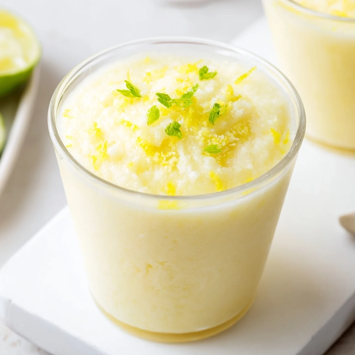Bright and creamy, this Scent Lemon dessert offers a refreshing tang after dinner.