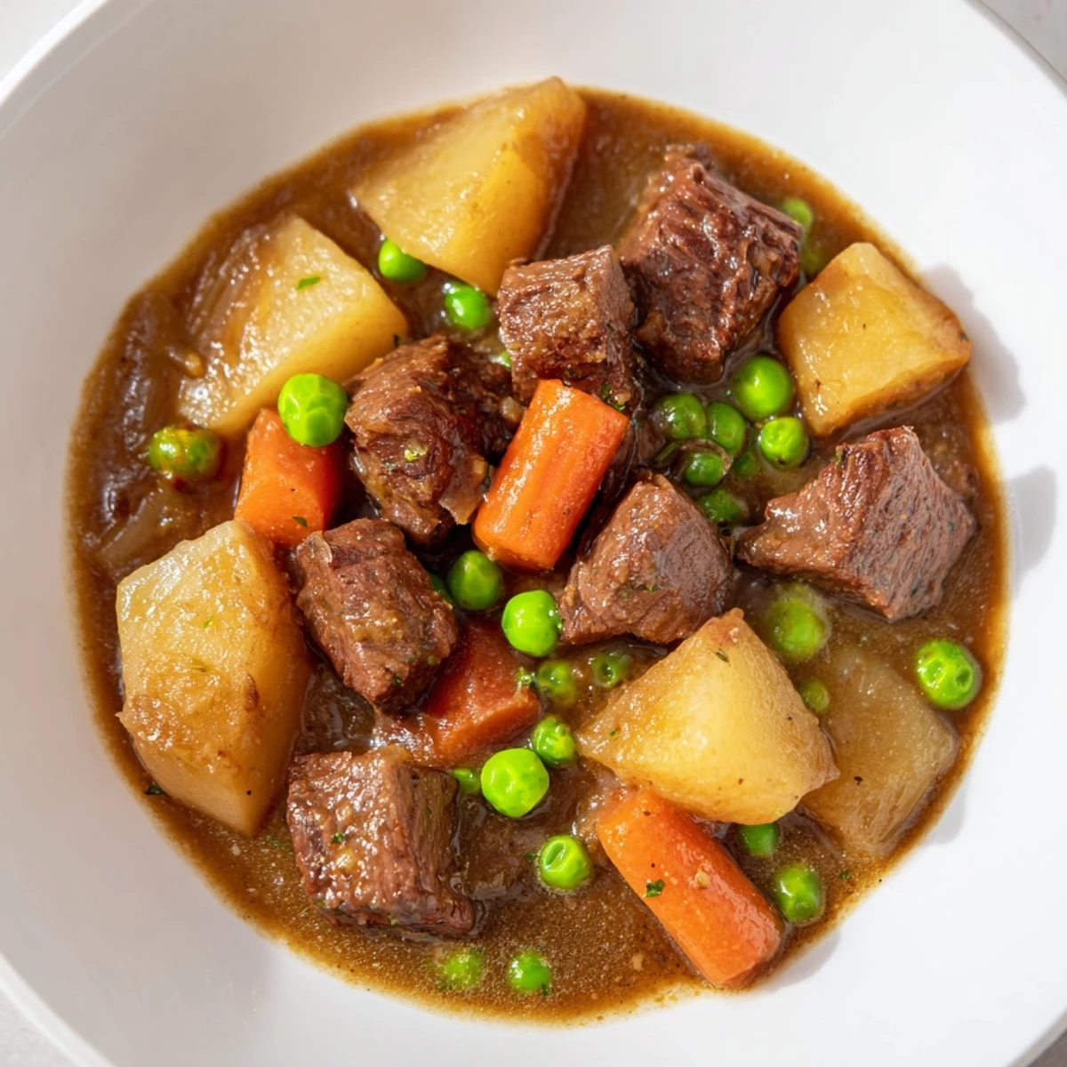 Fork-tender beef and vegetables combine in this delicious Slow Cooked Beef Stew, ideal comfort food.