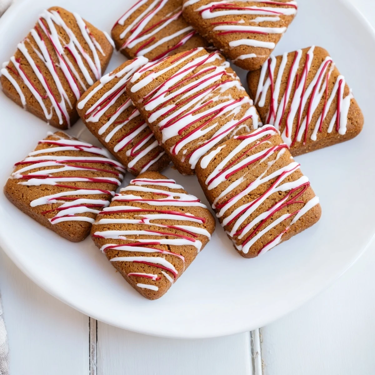 Golden brown gingerbread men cookies, freshly baked and ready for festive decorating fun.