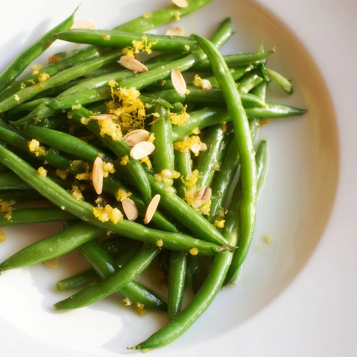 Lemon Garlic Green Beans