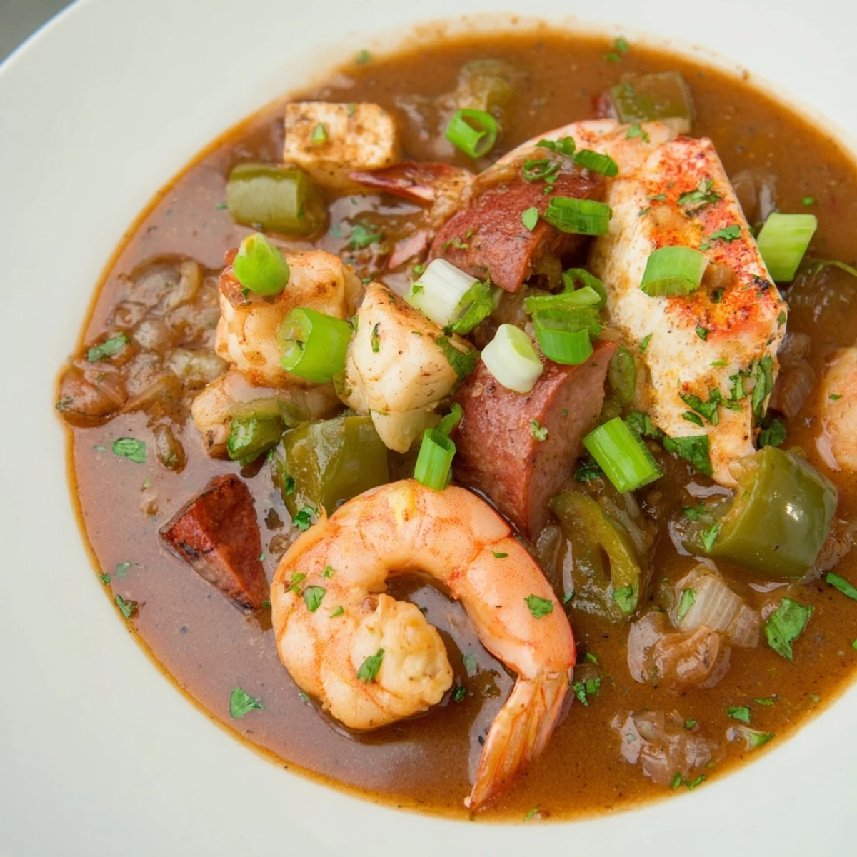 Creole Seafood Gumbo Okra