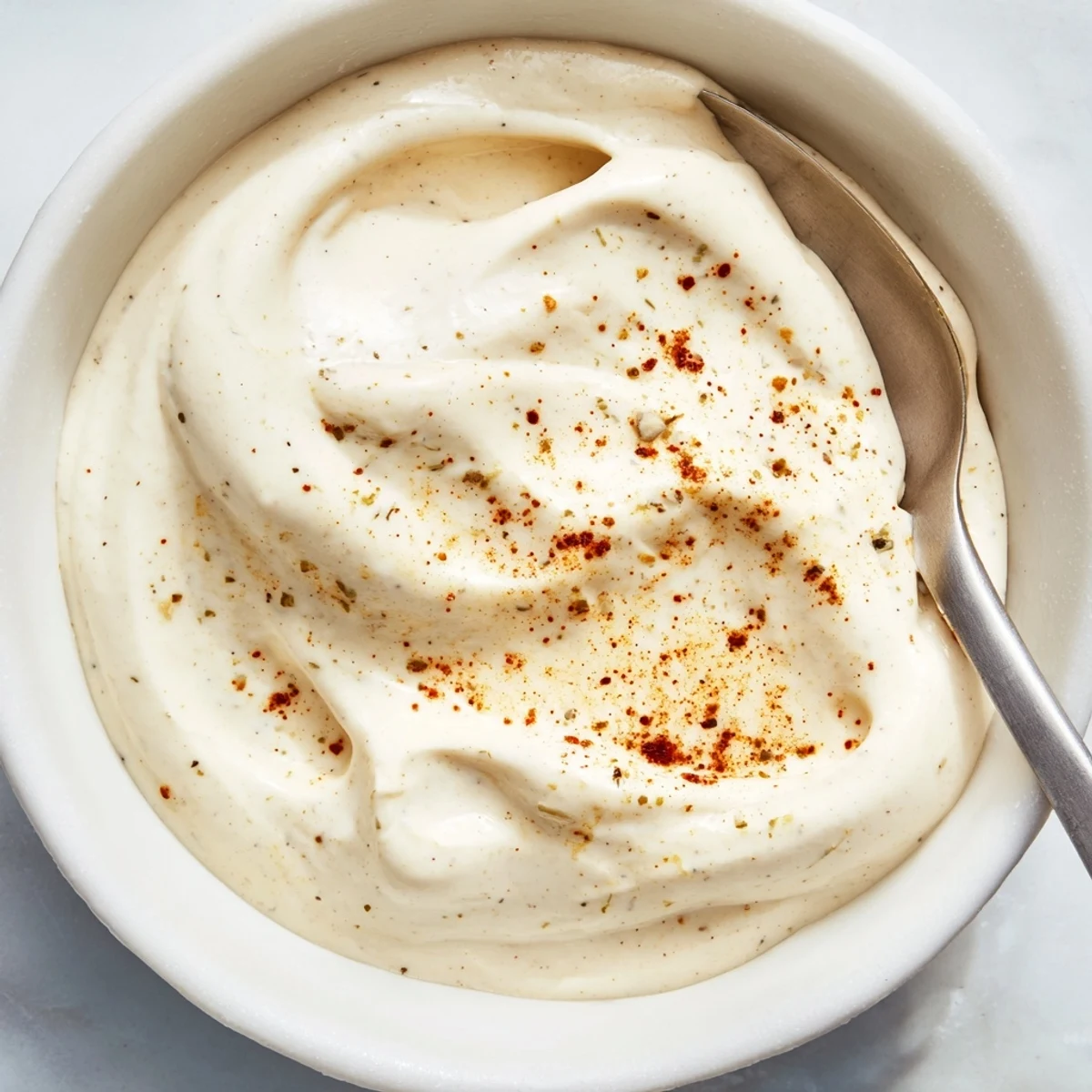 Hot Honey Ranch Crispy Chicken Tenders Sauce drizzled over golden crispy chicken tenders on a platter.