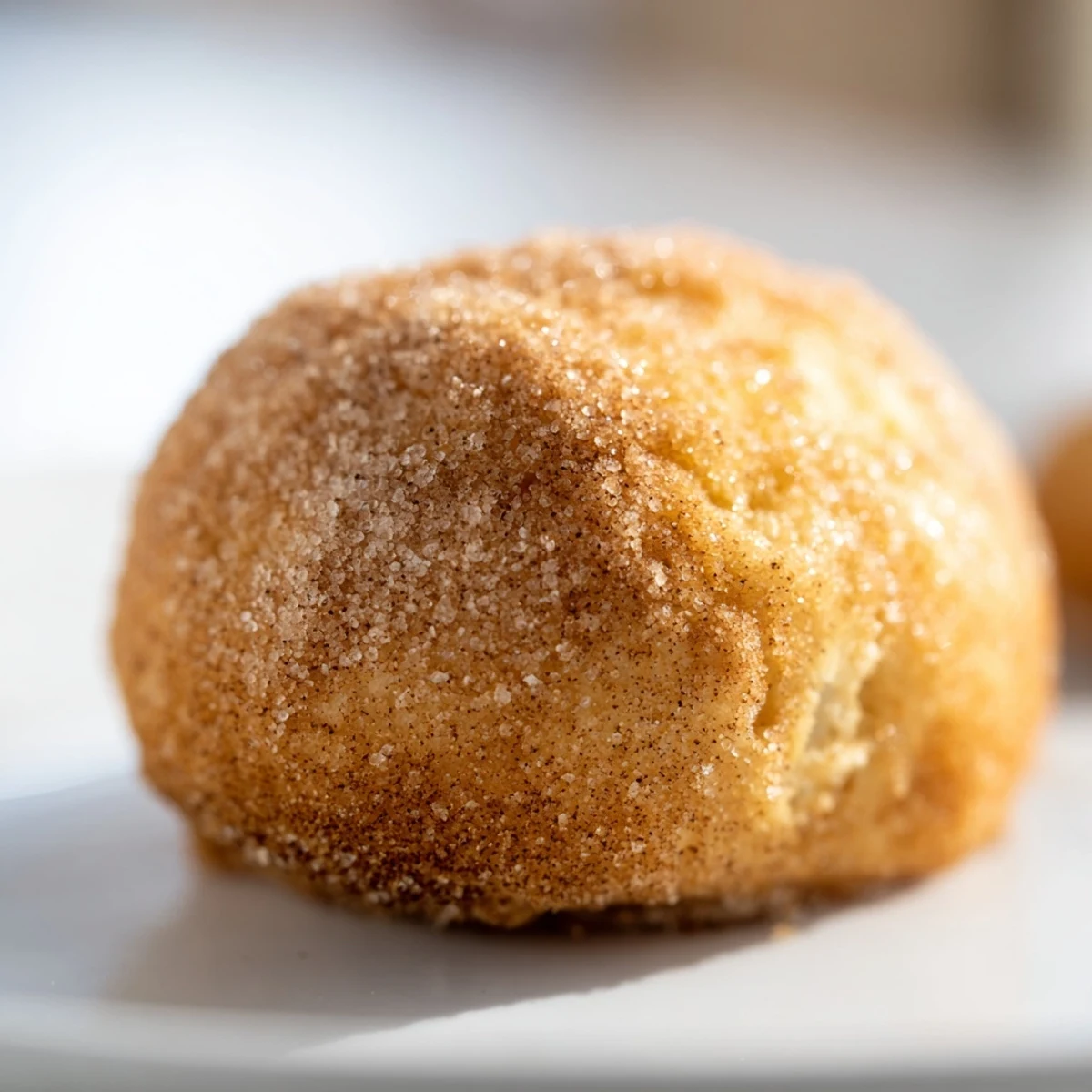 Flaky biscuit dough balls filled with spiced apples and caramel baked until golden brown