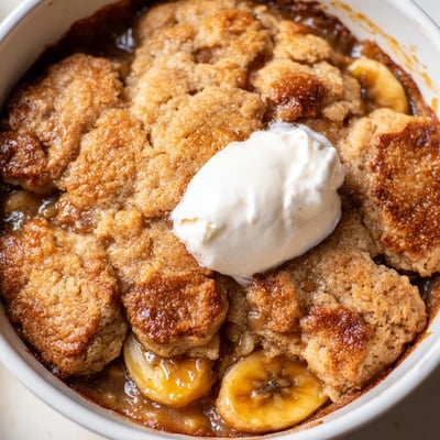 Southern Banana Cobbler